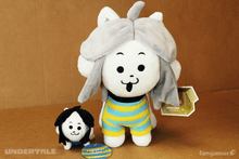 Load image into Gallery viewer, Monster Temmie Keychain Plush