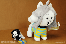 Load image into Gallery viewer, Monster Temmie Keychain Plush