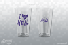 Load image into Gallery viewer, I <3 HELL Pint Glass