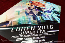 Load image into Gallery viewer, Lumen Super Live Concert Poster