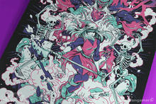 Load image into Gallery viewer, Crypt of the NecroDancer Blacklight Poster