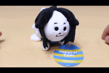 Load image into Gallery viewer, Monster Temmie Keychain Plush
