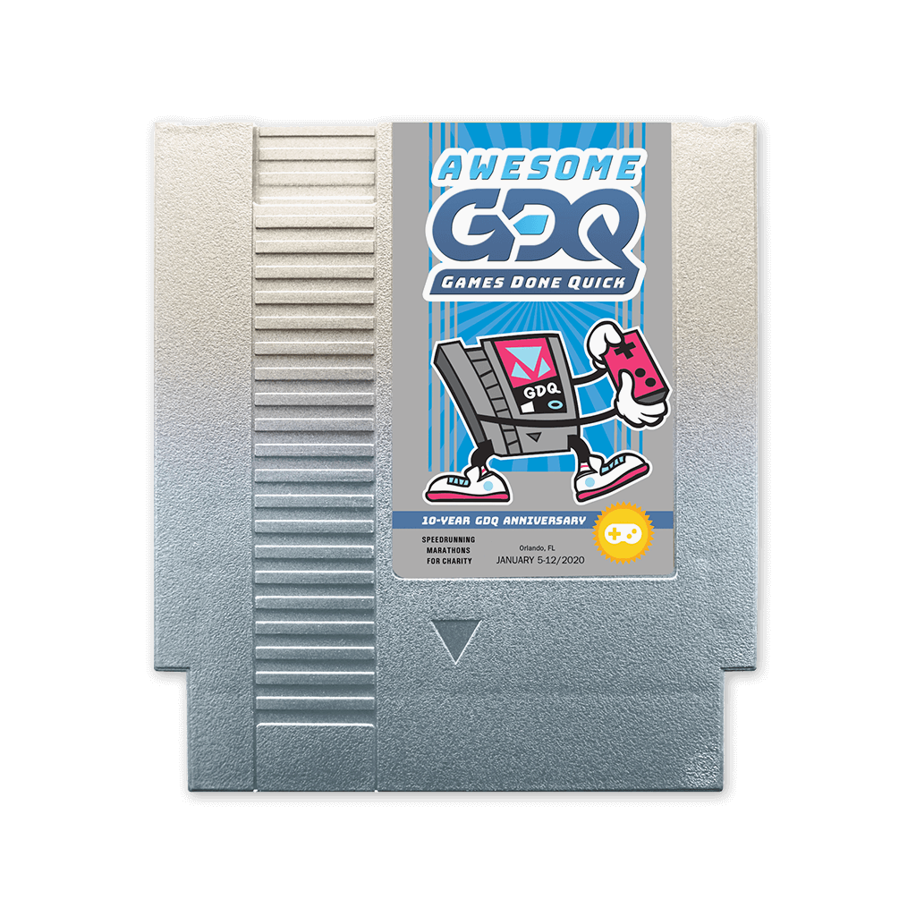 AGDQ 2020 Limited Edition NES Cartridge