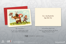 Load image into Gallery viewer, God of War Father's Day Card
