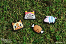 Load image into Gallery viewer, Felynes, Friends 'n Food PVC Pin Set
