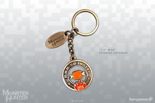 Load image into Gallery viewer, Monster Hunter Spinning Keychain

