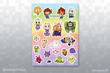 Load image into Gallery viewer, New Friends Sticker Sheet Set A
