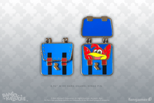Load image into Gallery viewer, Banjo&#39;s Backpack Fold-out Enamel Pin
