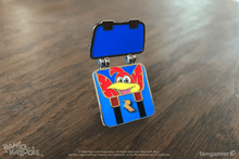 Load image into Gallery viewer, Banjo&#39;s Backpack Fold-out Enamel Pin
