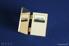 Load image into Gallery viewer, Myst Opening Book Pin
