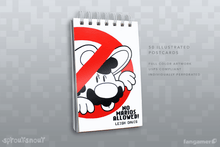 Load image into Gallery viewer, No Marios Allowed Postcard Art Book
